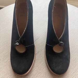 Sundance Latigo Black Suede Mary Jane Pump